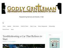 Tablet Screenshot of godlygentleman.com